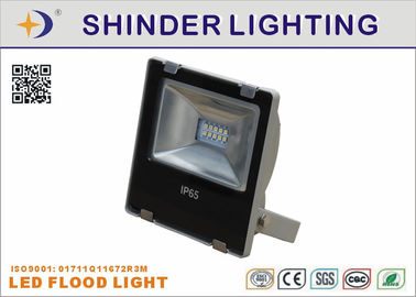 Lumières d'inondation imperméables du jardin LED de grande pureté 3000 - 6000k, projecteurs de 10w LED
